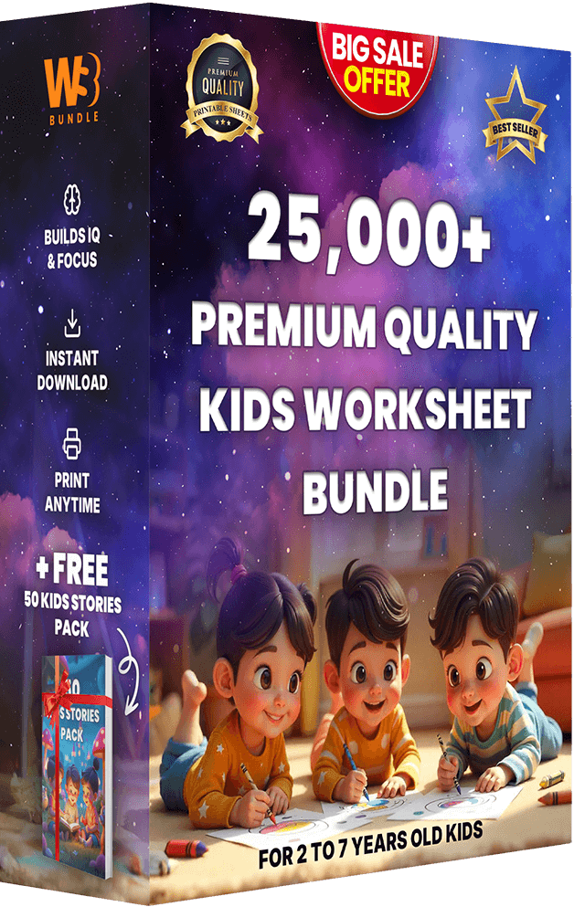 25000+ Kids Worksheet Bundle